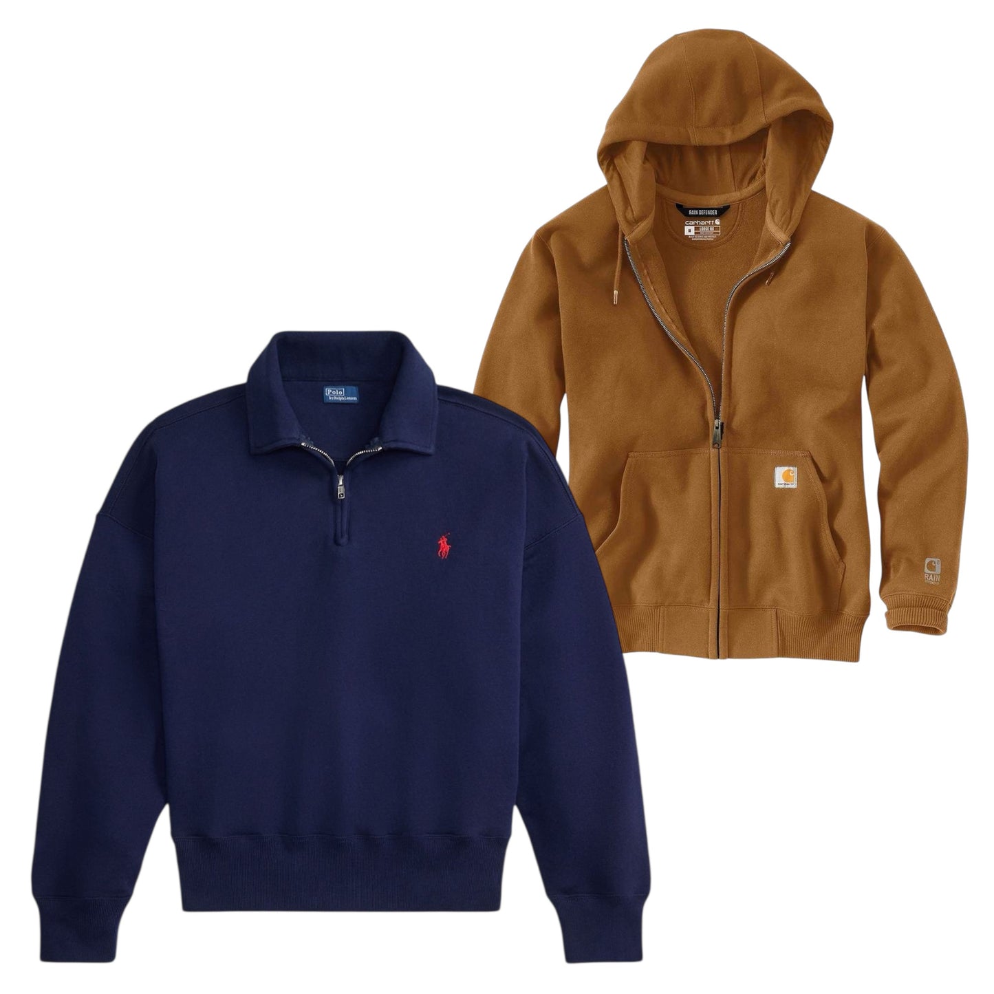 Ralph Lauren & carhartt sweatshirt hoodie