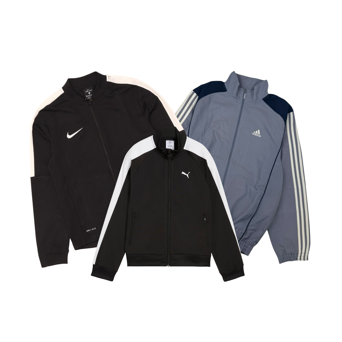 Mix branded track sports jackets