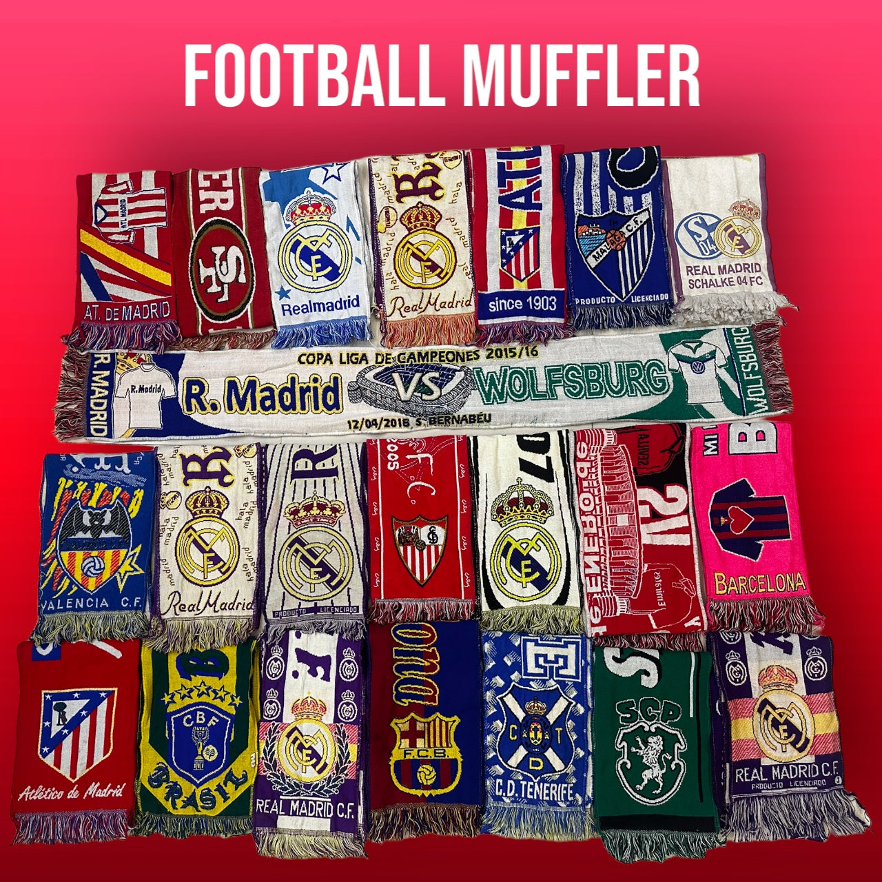 50 x Football Scarves