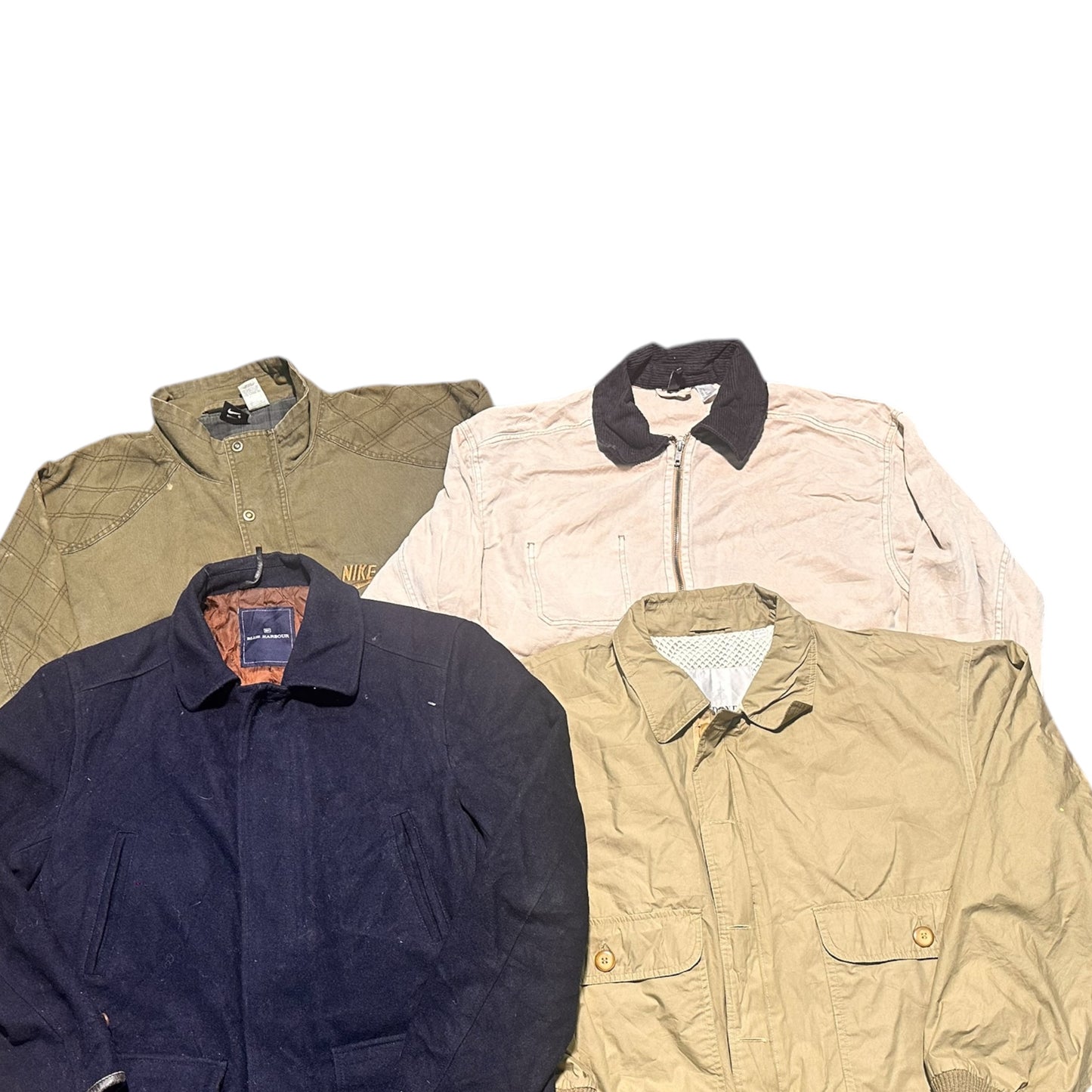 Mix branded cotton jacket