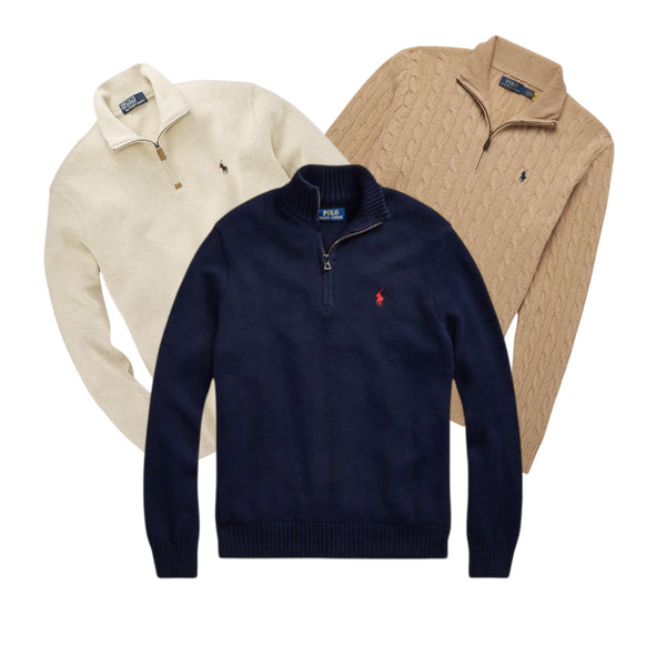 Ralph Lauren Quarter zip sweater x 25