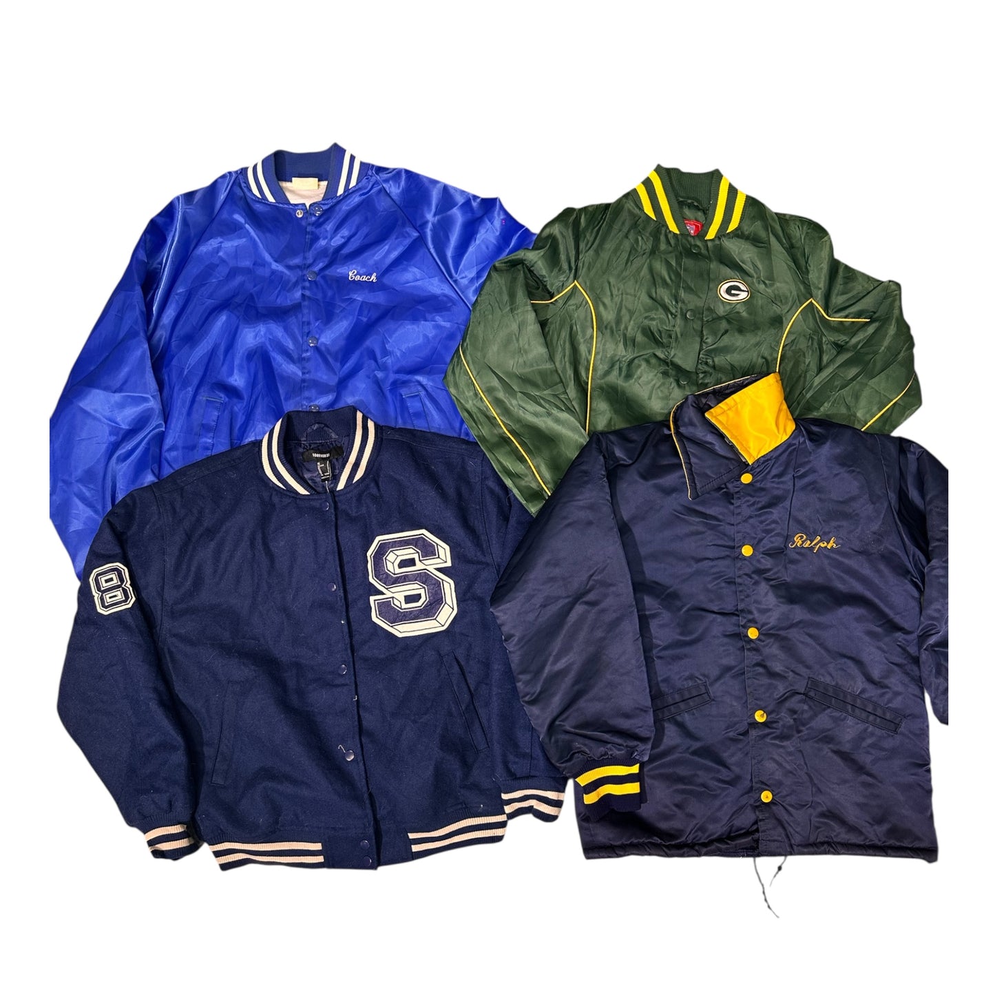 College style varsity jacket x 17 exact bundle