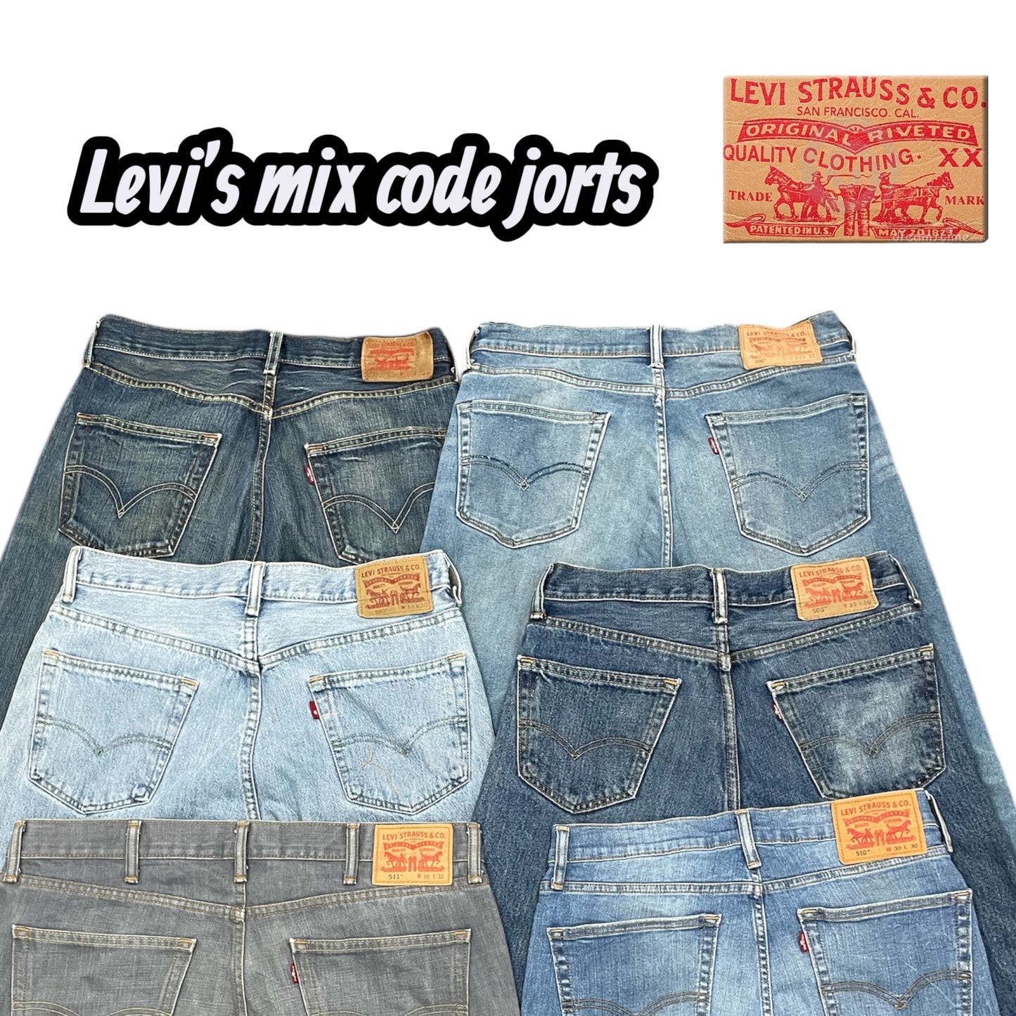levis Mix Code Jorts