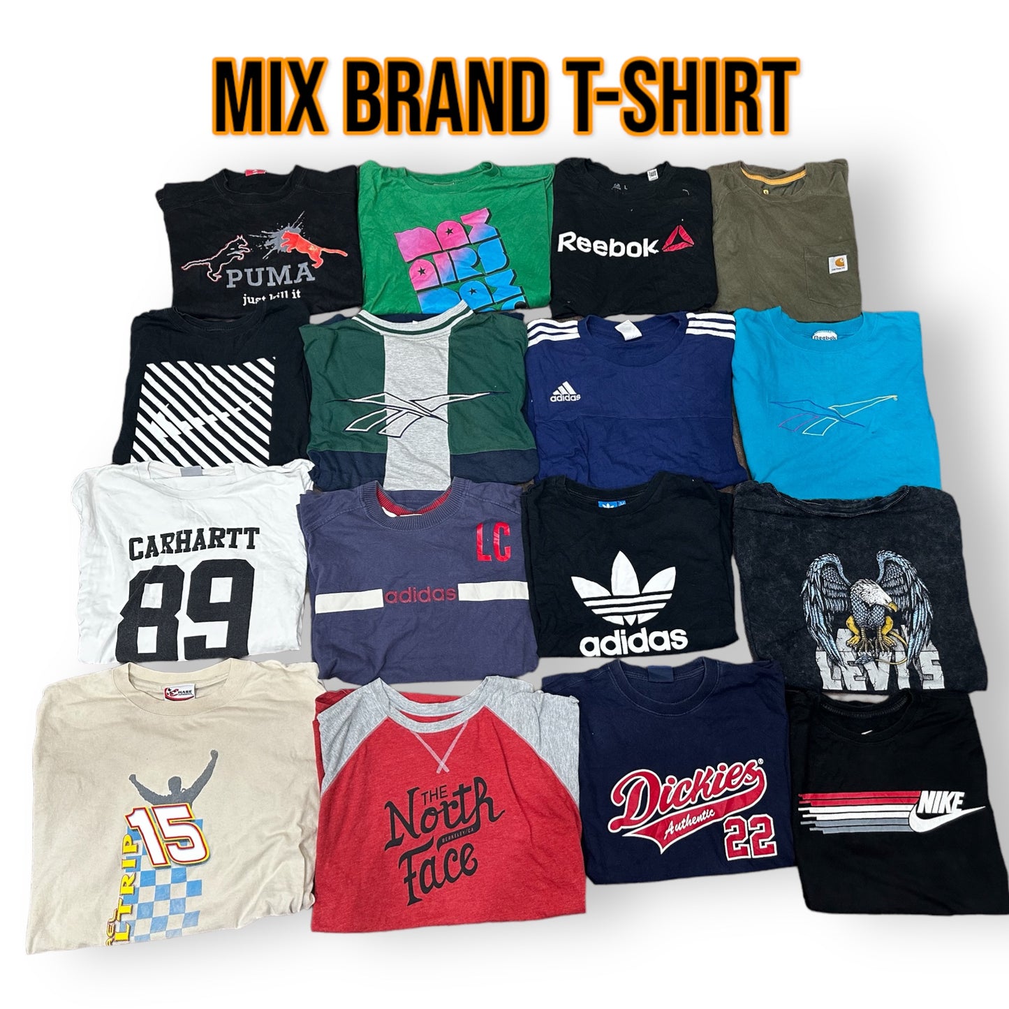 Mix Branded T-shirt 50 x pieces