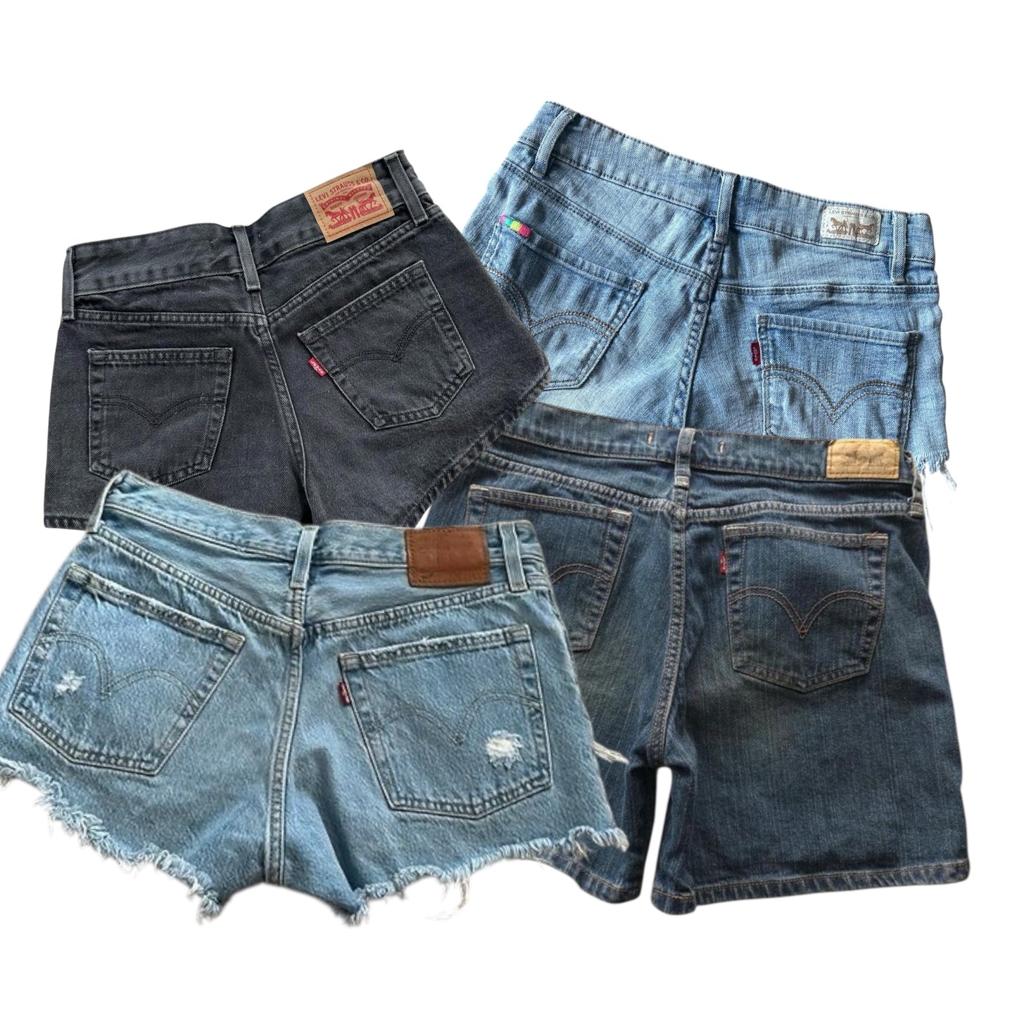 Levi's mini micro shorts
