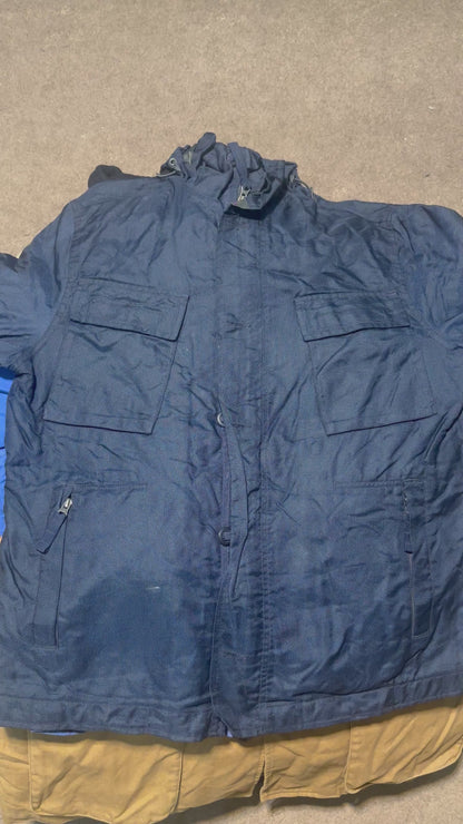 Mix branded cotton jacket