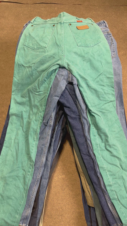 Lee wrangler jeans A grade x 50 exact pieces